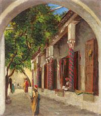 Johann Georg Grimm Arabische Gasse . china oil painting image
